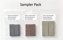Seam Cleaning Bar, Product Numbers 692120, 692240, & SC220SVR, & Sampler Pack