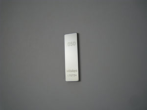 Certified 0.050 inch Gauge Block, Product Number 8050050